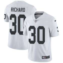 Nike Oakland Raiders #30 Jalen Richard White NFL Vapor Untouchable Limited Jersey