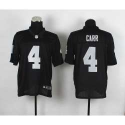 Nike Oakland Raiders #4 Derek Carr 2014 Black Elite Jerseys