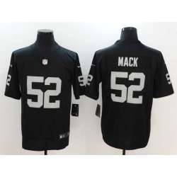 Nike Oakland Raiders #52 Khalil Mack Black Vapor Untouchable Player Limited Jersey