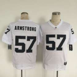 Nike Oakland Raiders #57 Ray-Ray Armstrong White Elite Jerseys