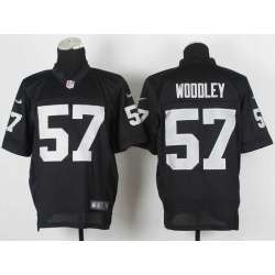 Nike Oakland Raiders #57 Woodley 2014 Black Team Color NFL Elite Jersey DingZhi