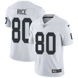 Nike Oakland Raiders #80 Jerry Rice White NFL Vapor Untouchable Limited Jersey