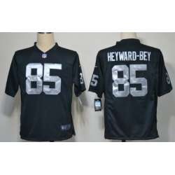 Nike Oakland Raiders #85 Darrius Heyward-Bey Black Game Jerseys