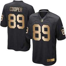 Nike Oakland Raiders #89 Amari Cooper Black Gold Game Jersey Dingwo