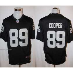 Nike Oakland Raiders #89 Amari Cooper Black Team Color Stitched Game Jersey