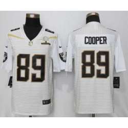 Nike Oakland Raiders #89 Cooper 2016 Pro Bowl White Elite Stitched NFL Jersey
