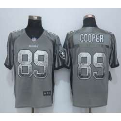 Nike Oakland Raiders #89 Cooper Drift Fashion Gray Elite Jerseys