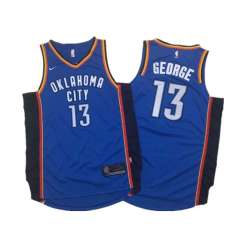 Nike Oklahoma City Thunder #13 Paul George Blue Stitched NBA Jersey
