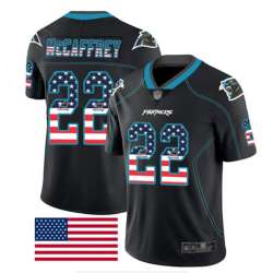 Nike Panthers 22 Christian McCaffrey Black USA Flash Fashion Limited Jersey Dyin