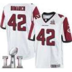 Nike Patrick DiMarco Youth White Elite Jersey #42 NFL Road Atlanta Falcons Super Bowl LI 51