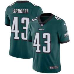 Nike Philadelphia Eagles #43 Darren Sproles Midnight Green Team Color NFL Vapor Untouchable Limited Jersey