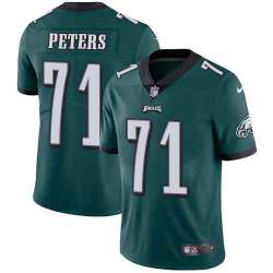 Nike Philadelphia Eagles #71 Jason Peters Midnight Green Team Color NFL Vapor Untouchable Limited Jersey