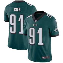 Nike Philadelphia Eagles #91 Fletcher Cox Midnight Green Team Color NFL Vapor Untouchable Limited Jersey
