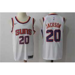 Nike Phoenix Suns #20 Josh Jackson White Stitched NBA Jersey