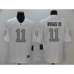 Nike Raiders 11 Henry Ruggs III White 2020 NFL Draft First Round Pick Color Rush Limited Jersey
