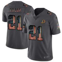 Nike Redskins 21 Sean Taylor 2019 Salute To Service USA Flag Fashion Limited Jersey Dyin
