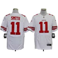 Nike San Francisco 49ers #11 Alex Smith White Elite Jerseys