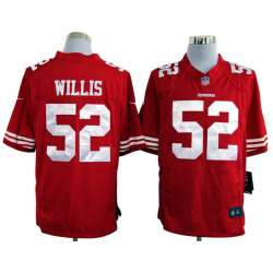 Nike San Francisco 49ers #52 Patrick Willis Game Red Jerseys