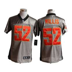 Nike San Francisco 49ers #52 Patrick Willis Gray Elite Jerseys
