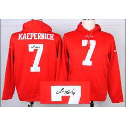 Nike San Francisco 49ers #7 Kaepernick Signature Edition Pullover Hoodie Red