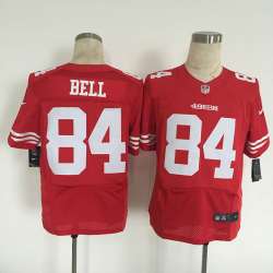Nike San Francisco 49ers #84 Blake Bell Red Elite Jerseys