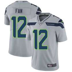 Nike Seattle Seahawks #12 Fan Grey Alternate NFL Vapor Untouchable Limited Jersey