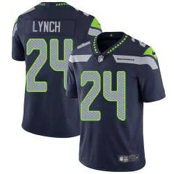Nike Seattle Seahawks #24 Marshawn Lynch Steel Blue Team Color NFL Vapor Untouchable Limited Jersey