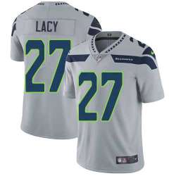 Nike Seattle Seahawks #27 Eddie Lacy Grey Alternate NFL Vapor Untouchable Limited Jersey