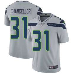 Nike Seattle Seahawks #31 Kam Chancellor Grey Alternate NFL Vapor Untouchable Limited Jersey