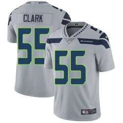 Nike Seattle Seahawks #55 Frank Clark Grey Alternate NFL Vapor Untouchable Limited Jersey