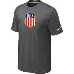 Nike Team USA Hockey Winter Olympics KO Collection Locker Room T-Shirt D.Grey