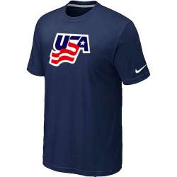 Nike USA Graphic Legend Performance Collection Locker Room T-Shirt D.Blue