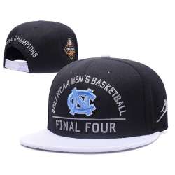 North Carolina Tar Heels Team Logo Black 2017 Final Four Adjustable Hat GS