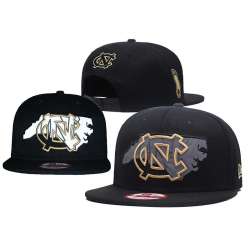 North Carolina Tar Heels Team Logo Black Adjustable Hat GS