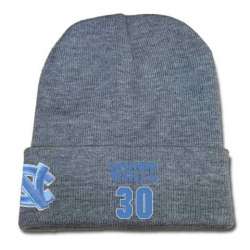 North Carolina Tar Heels #30 Stilman Gray Camo College Basketball Knit Hat