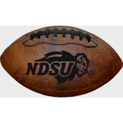 North Dakota State Bison Football - Vintage Throwback - 9 Inches - Special Order