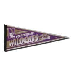 Northwestern Wildcats Pennant 12x30 Carded Rico