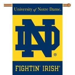 Notre Dame Fighting Irish Banner 28x40 Premium BSI - Special Order
