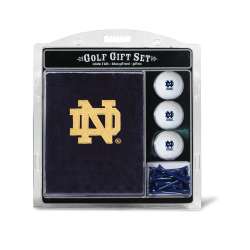 Notre Dame Fighting Irish Golf Gift Set with Embroidered Towel