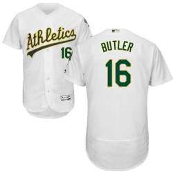 Oakland Athletics #16 Billy Butler White Flexbase Stitched Jersey DingZhi