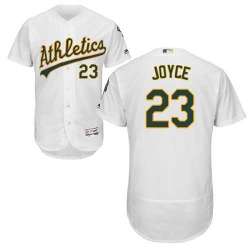 Oakland Athletics #23 Matt Joyce White Flexbase Stitched Jersey DingZhi