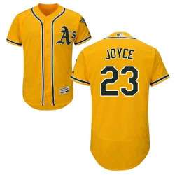 Oakland Athletics #23 Matt Joyce Yellow Flexbase Stitched Jersey DingZhi