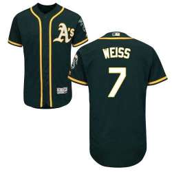 Oakland Athletics #7 Walt Weiss Green Flexbase Stitched Jersey DingZhi