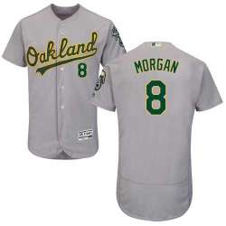 Oakland Athletics #8 Joe Morgan Gray Flexbase Stitched Jersey DingZhi
