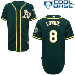 Oakland Athletics #8 Lowrie 2014 Green Jerseys