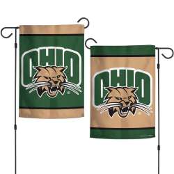 Ohio Bobcats Flag 12x18 Garden Style 2 Sided Special Order