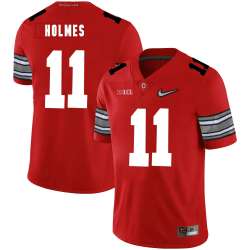 Ohio State Buckeyes 11 Jalyn Holmes Red Diamond Nike Logo College Football Jersey Dzhi