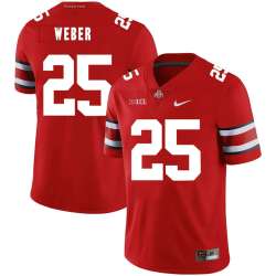 Ohio State Buckeyes 25 Mike Weber Red Nike College Football Jersey Dzhi