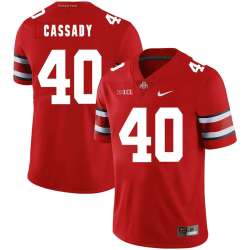 Ohio State Buckeyes 40 Howard Cassady Red Nike College Football Jersey Dzhi