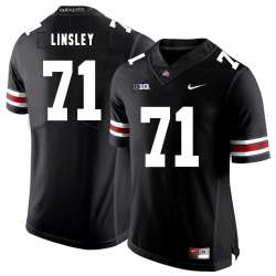 Ohio State Buckeyes 71 Corey Linsley Black Nike College Football Jersey Dzhi